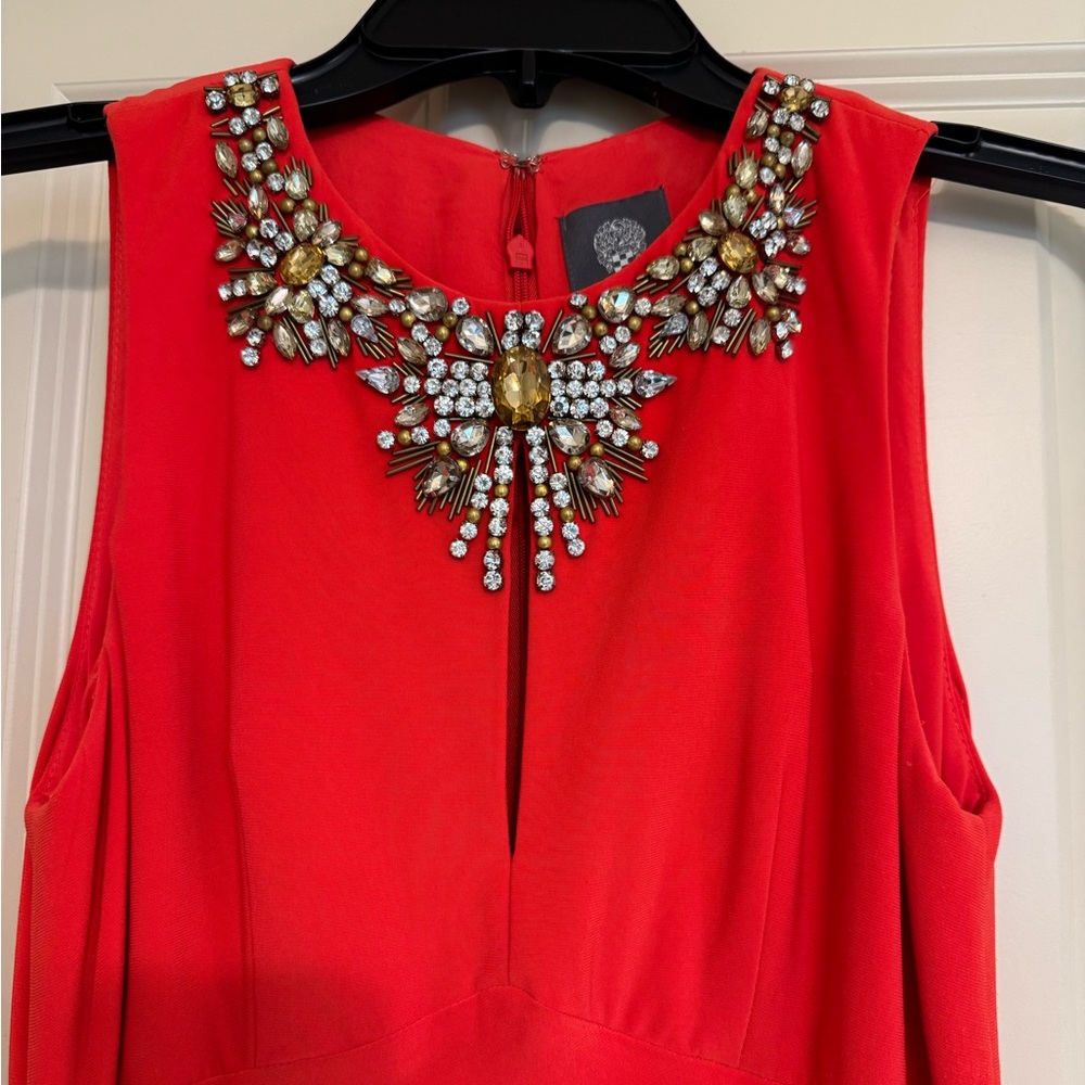 Vince Camuto sleeveless cocktail dress